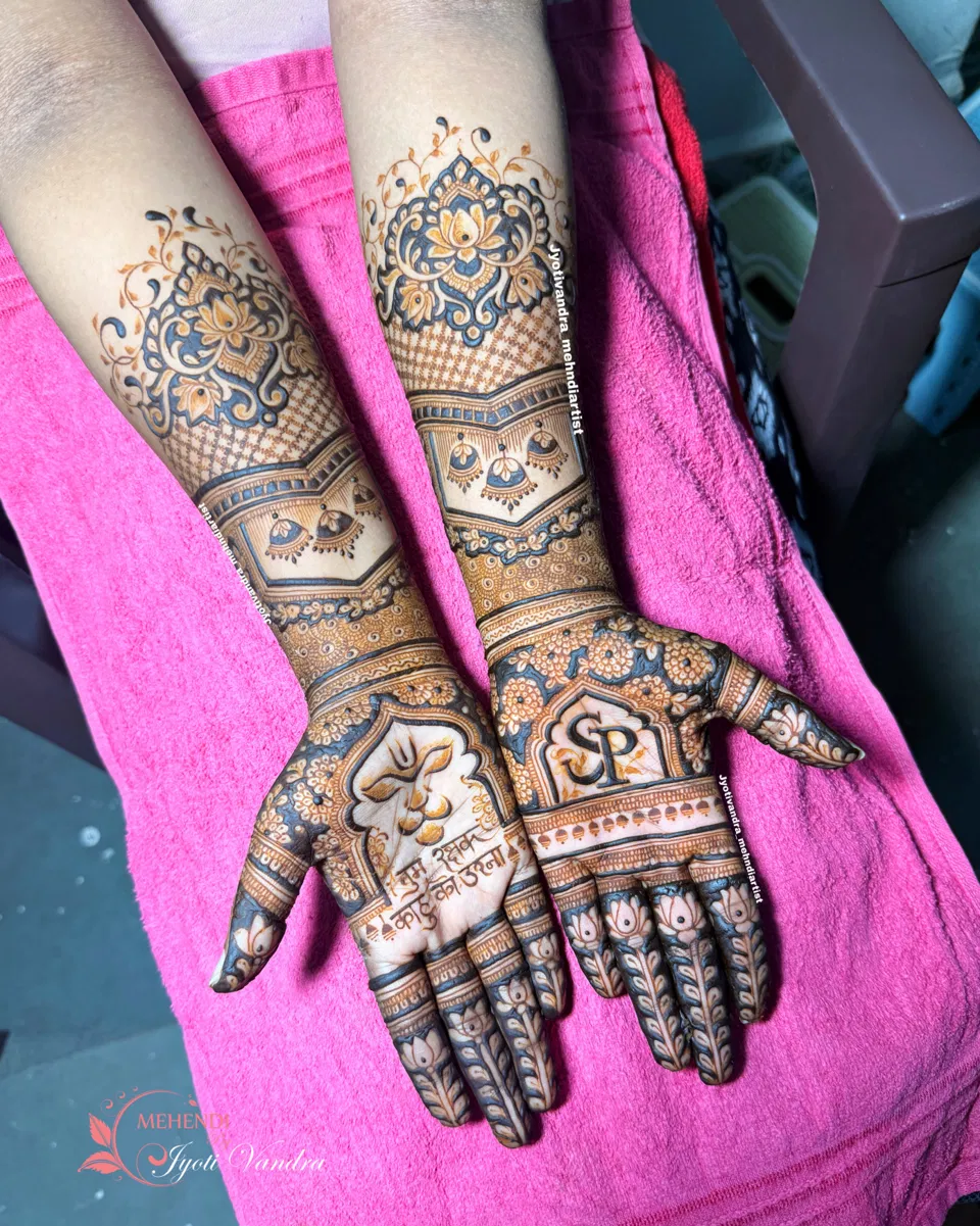 Bridal Full Hand Mehndi Design (3)
