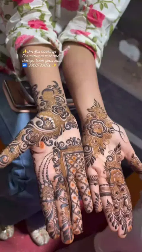 peacock mehndi design