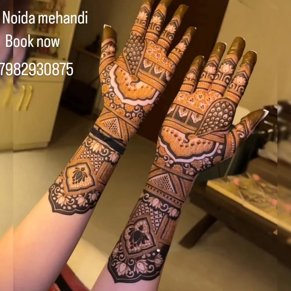 Bridal Full Hand Mehndi Design