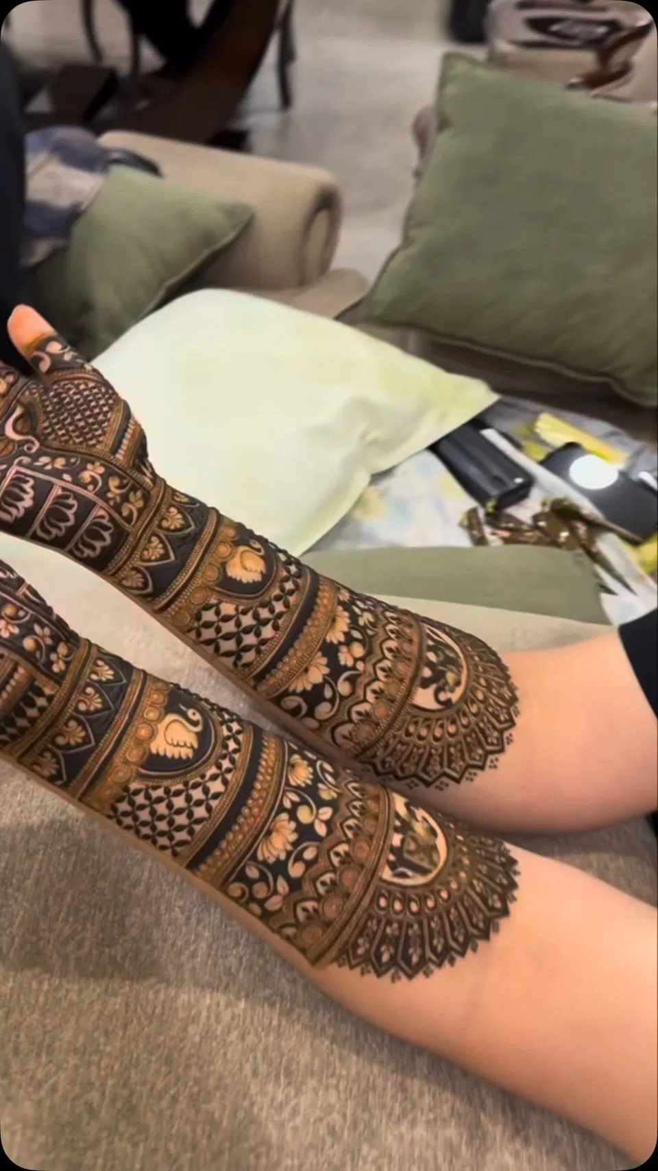 Full Hand Mehndi Design
