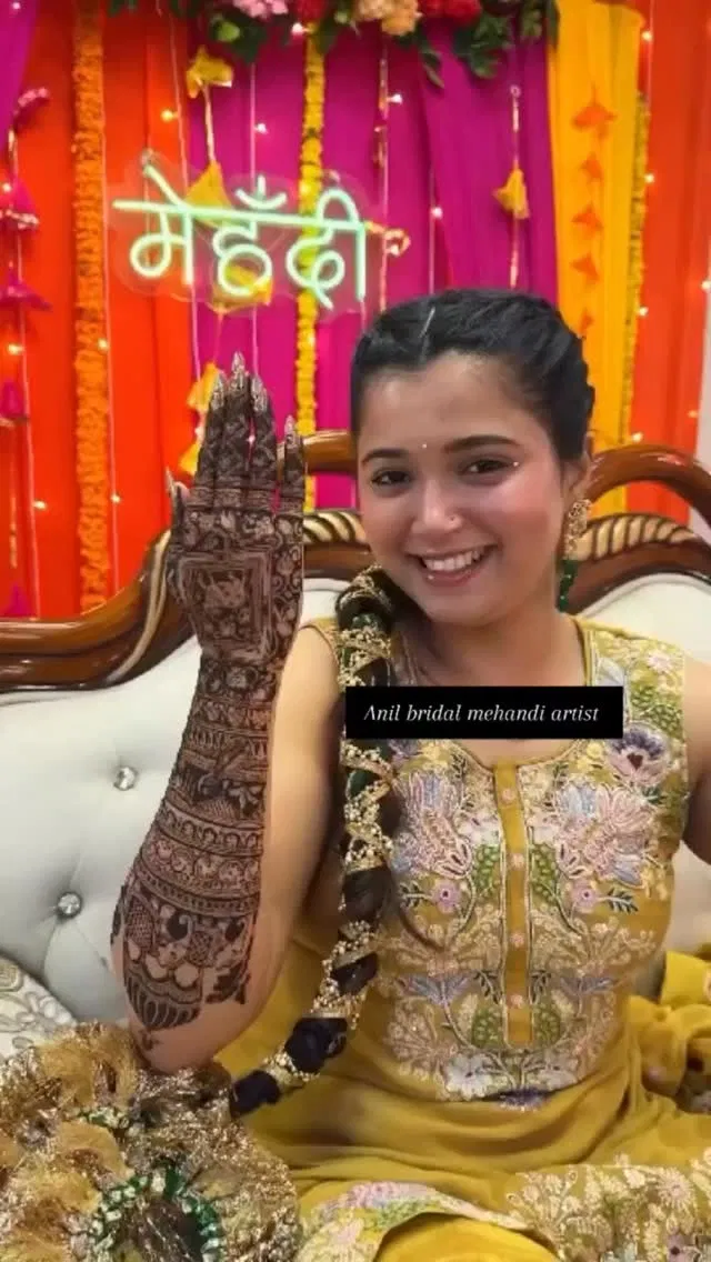 Full Hand Mehndi Design