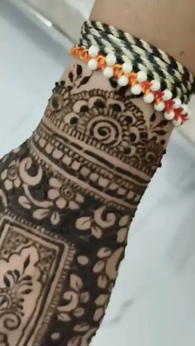 Full Hand Mehndi Design