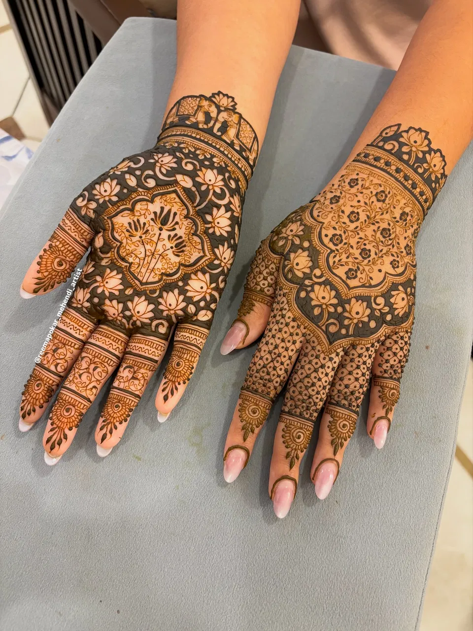Arabic Bridal Mehndi Design