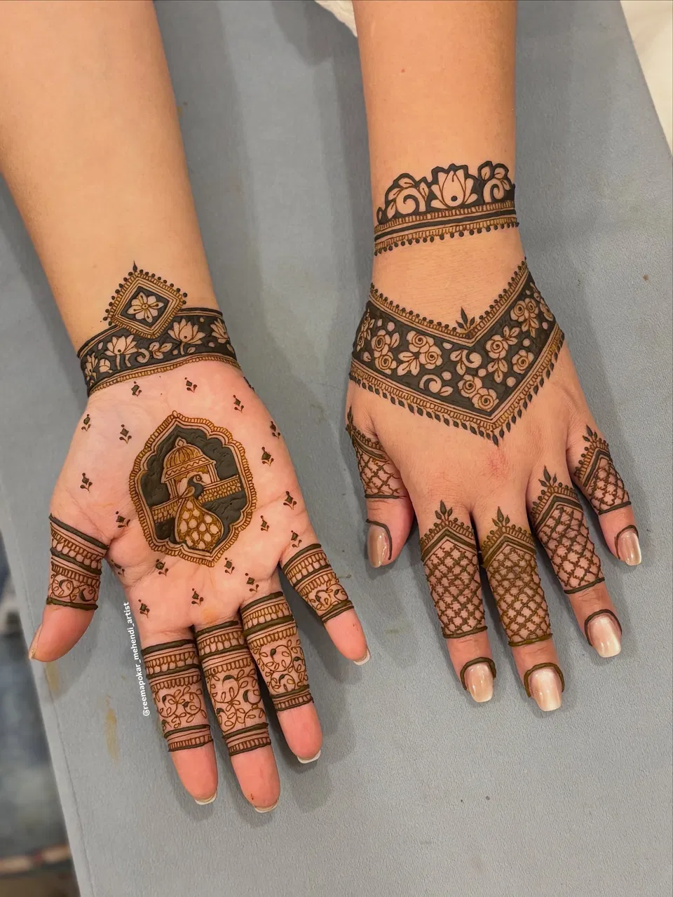 Arabic Bridal Mehndi Design (2)