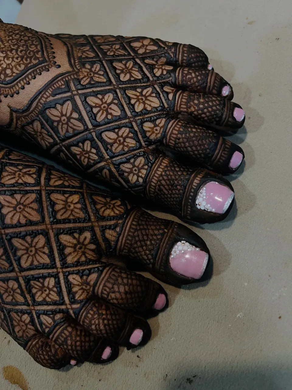 Bridal Foot Mehndi Design
