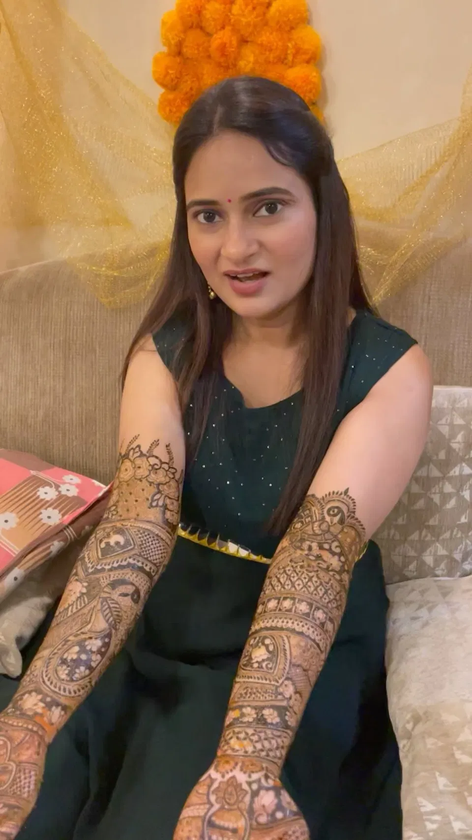 Bridal Full Hand Mehndi Design
