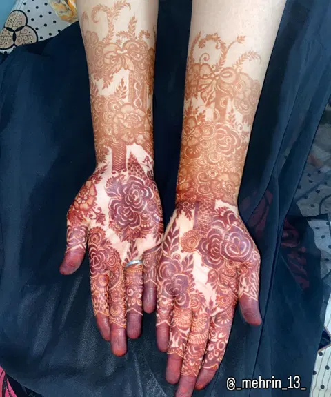 aesthetic simple mehndi design