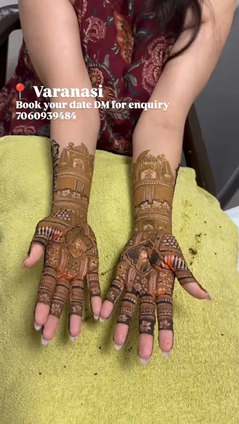 bridal figure mehndi design