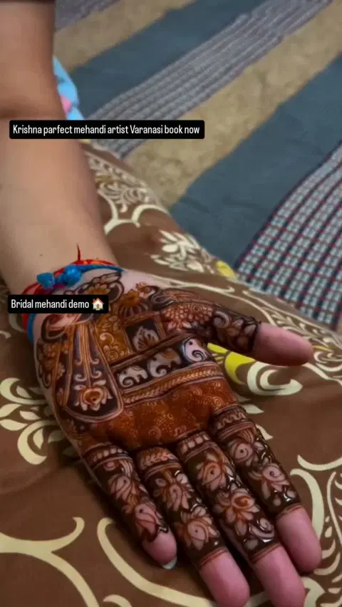 bridal mehndi design