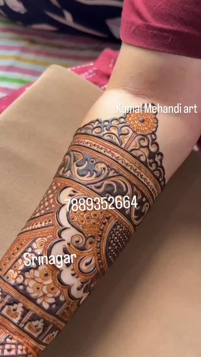 Full Hand Mehndi Design