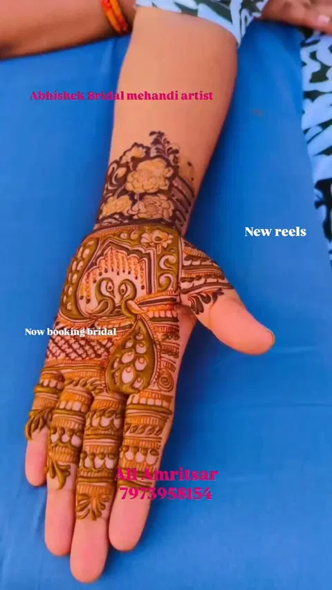bridal figure mehndi design