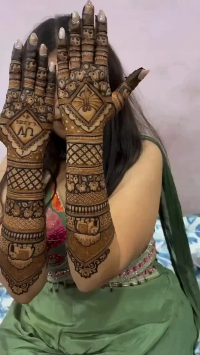 Full Hand Mehndi Design