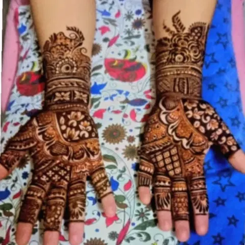 figure mehndi design