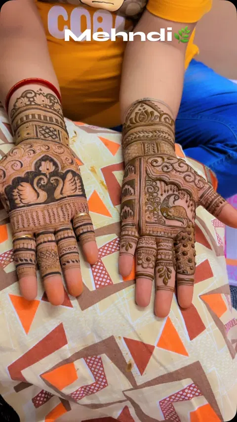 figure mehndi design