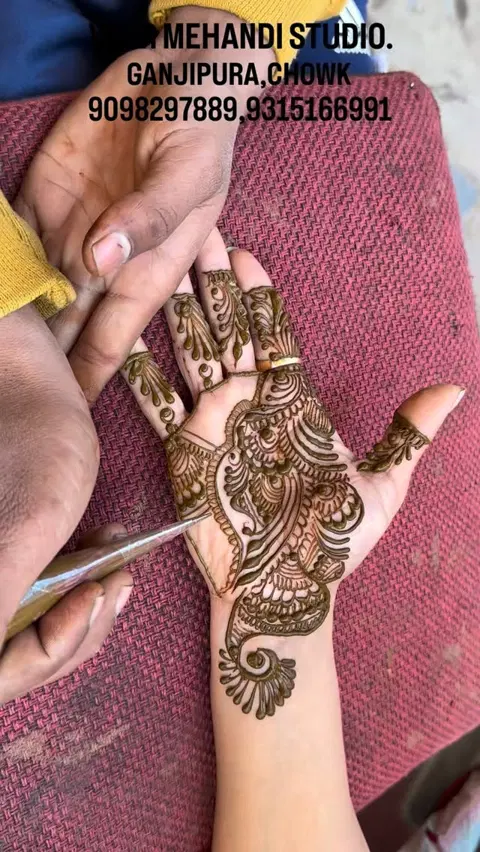 bridal mehndi design