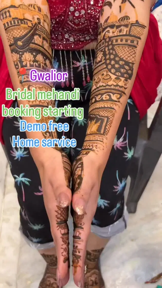Aesthetic Full Hand Mehndi Design