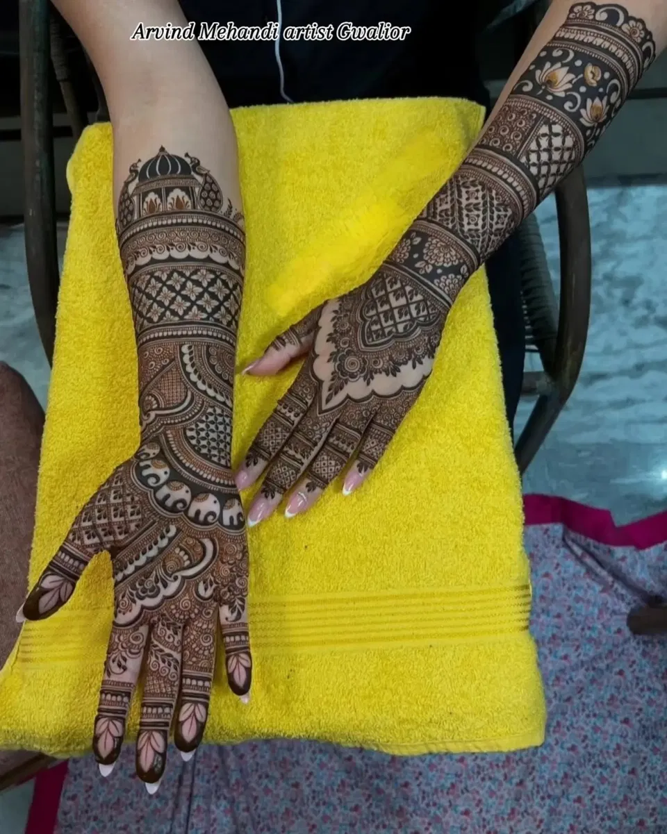 Full Hand Mehndi Design