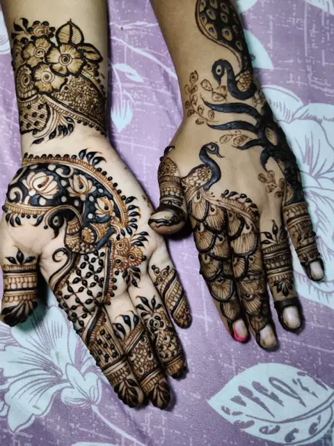 figure mehndi design