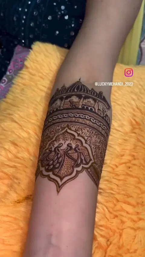 full hand mehndi design