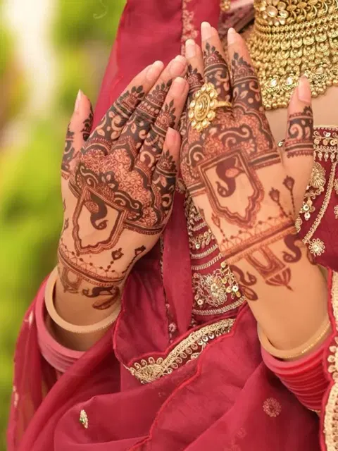 aesthetic figure mehndi design