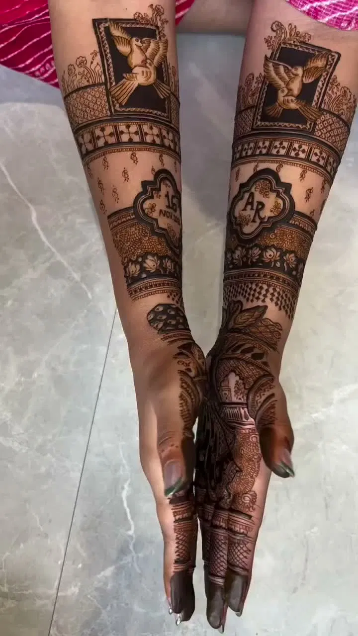 Full Hand Mehndi Design