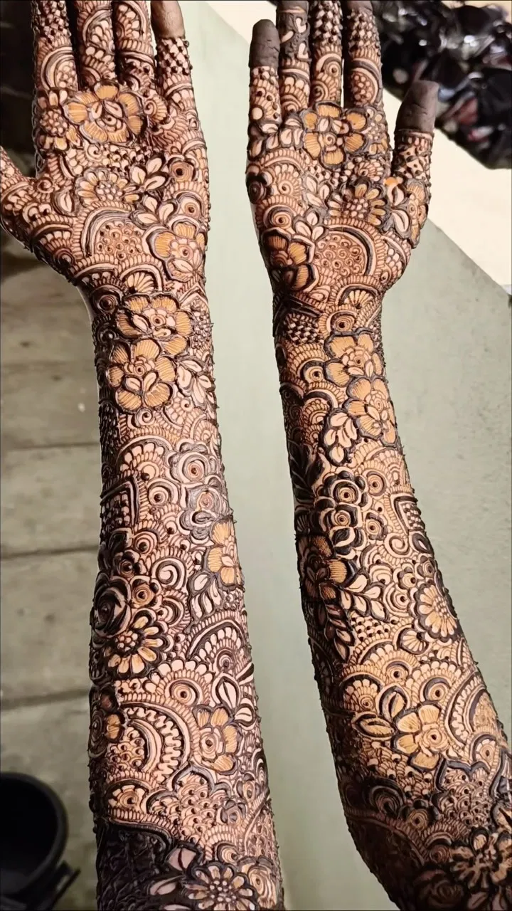 Full Hand Mehndi Design (3)