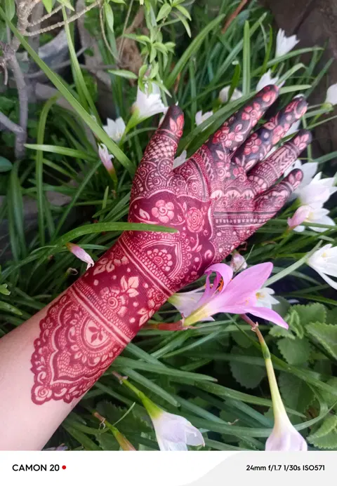 full hand mehndi design