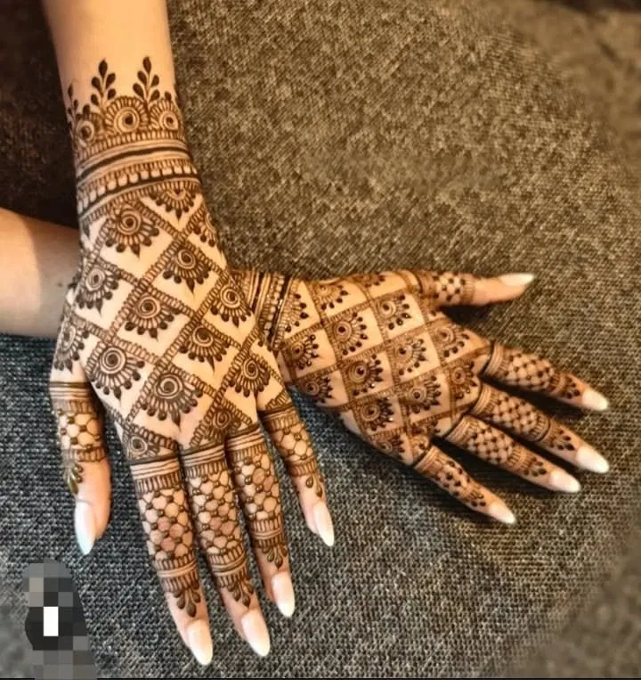 Bridal Royal Back Hand Mehndi Design for Diwali