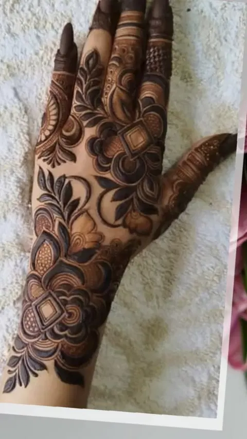 arabic full hand mehndi design