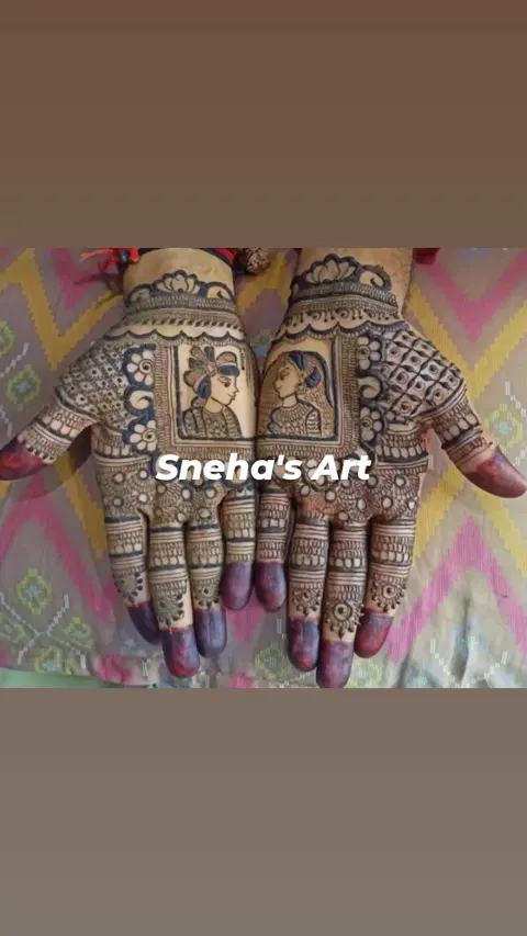 deity full hand mehndi design