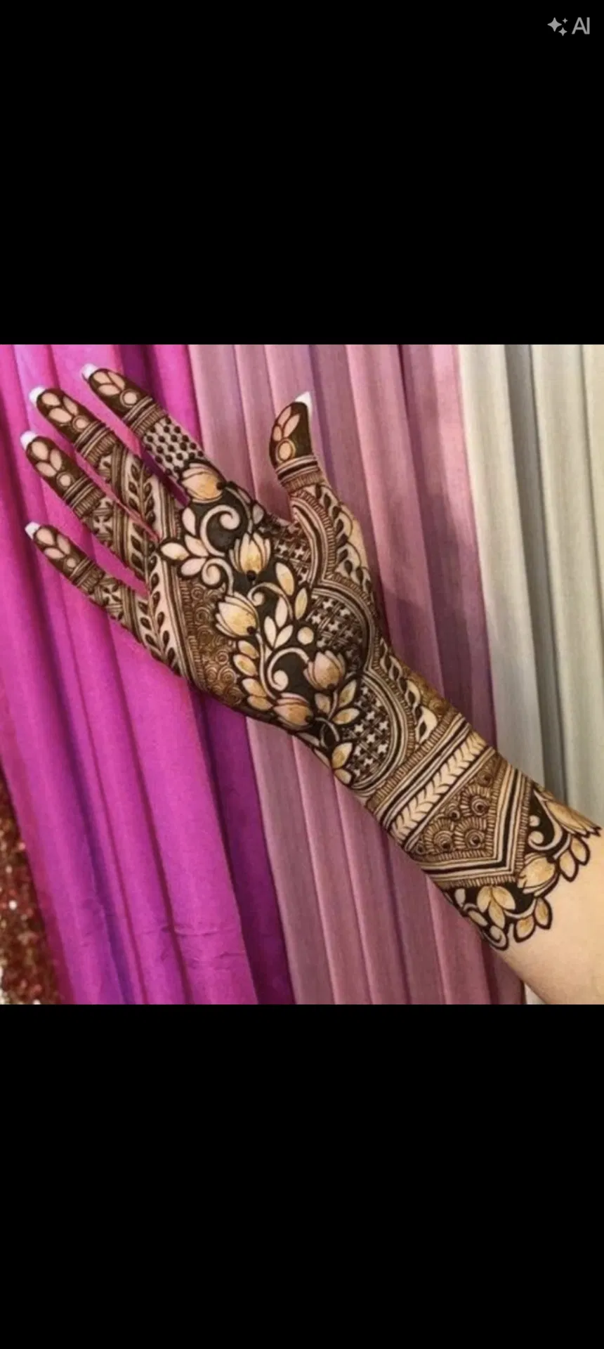 Full Hand Mehndi Design