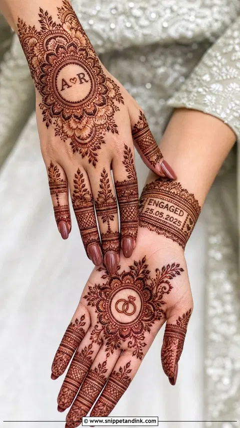 bridal pakistani figure back hand mehndi design