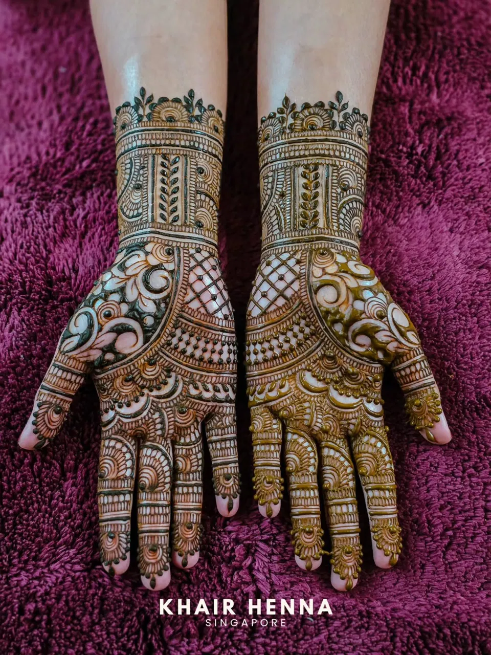 Bridal Royal Arm Mehndi Design