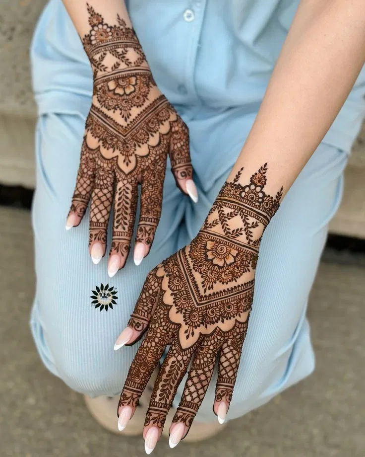 Bridal Arm Mehndi Design for Eid