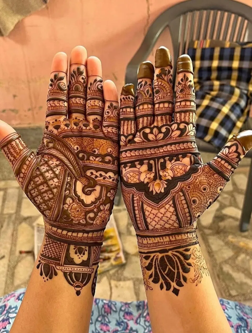 Heavy Full Hand Mehndi Design