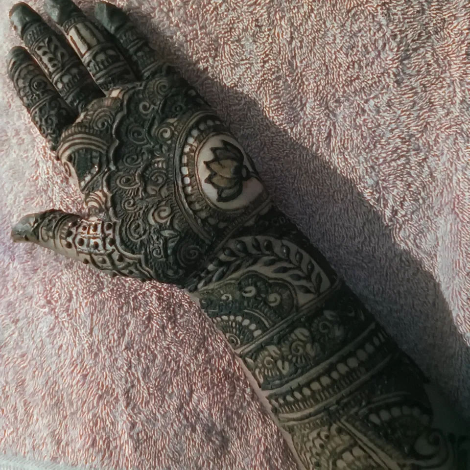 Arabic Full Hand Mehndi Design
