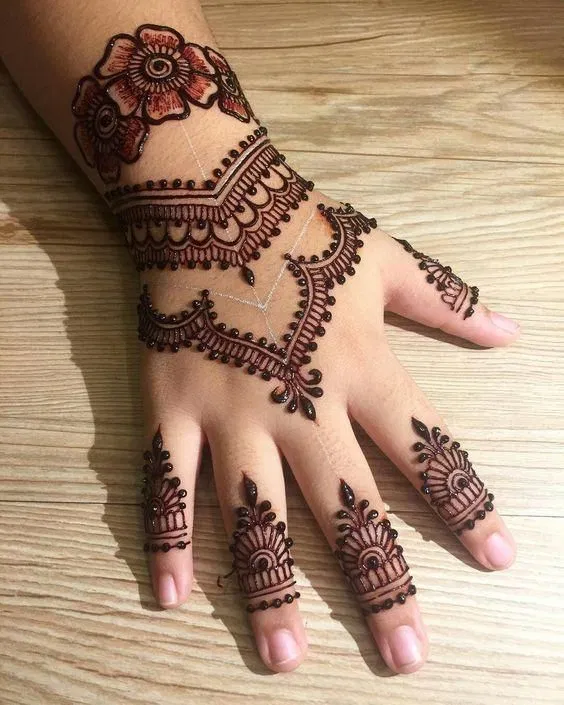 Bridal Stylish Full Hand Mehndi Design with Butterfly and Jaal