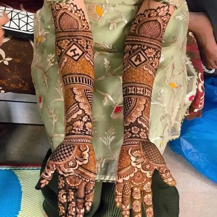Bridal Full Hand Mehndi Design