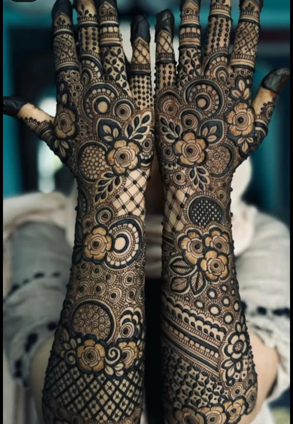 Bridal Full Hand Mehndi Design (2)