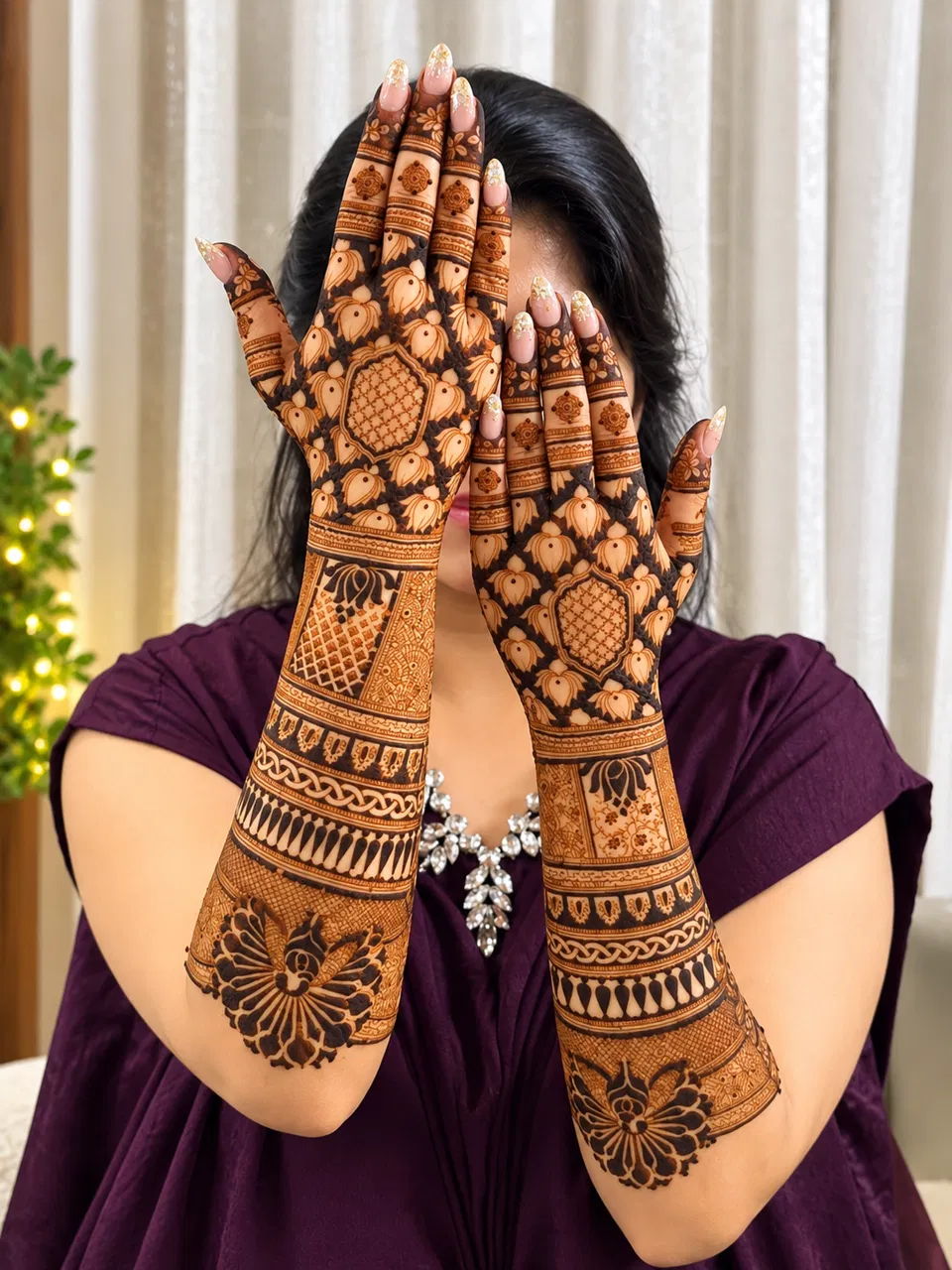 Bridal Full Hand Mehndi Design