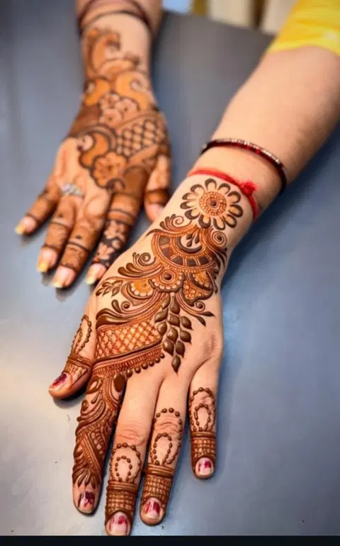 arabic bridal mehndi design