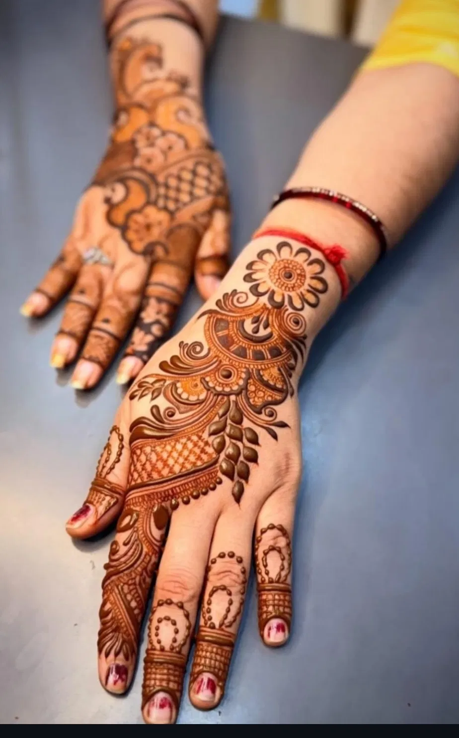 Arabic Bridal Mehndi Design