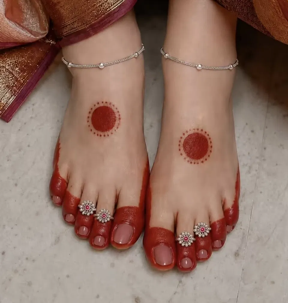 Indian Simple Back Hand Mehndi Design with Jaal (2)