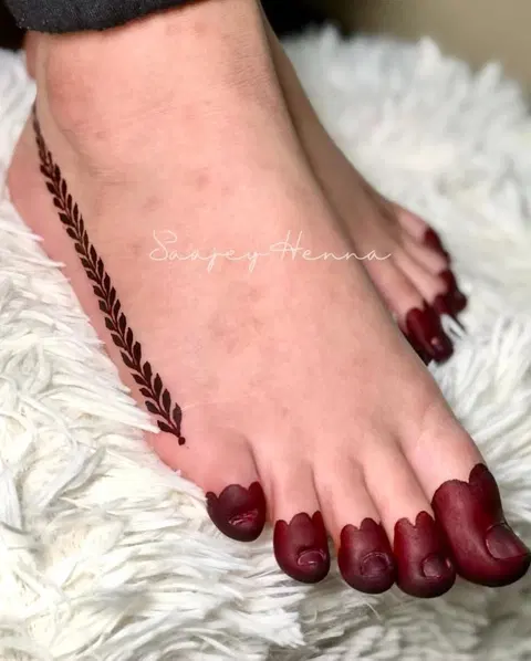 pakistani simple jaal back hand mehndi design
