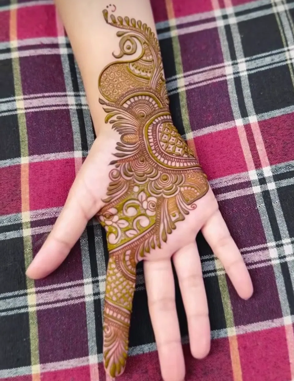 Arabic Full Hand Mehndi Design