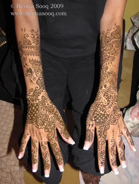 bridal indian jaal full hand mehndi design