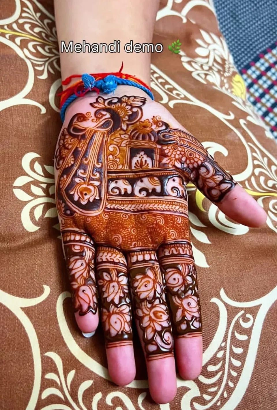 Bridal Indian Full Hand Mehndi Design