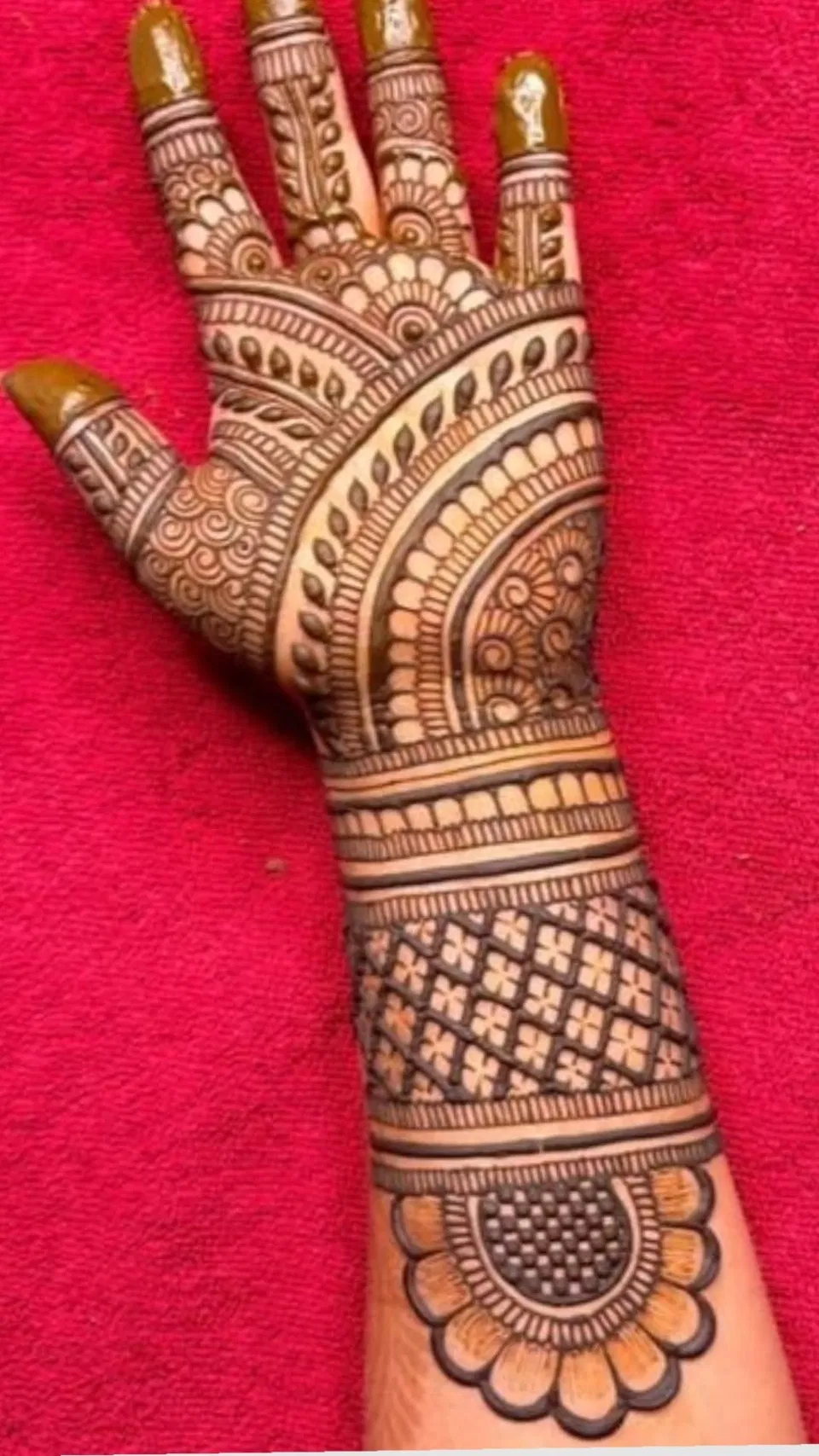 Arabic Bridal Front Hand Mehndi Design (14)