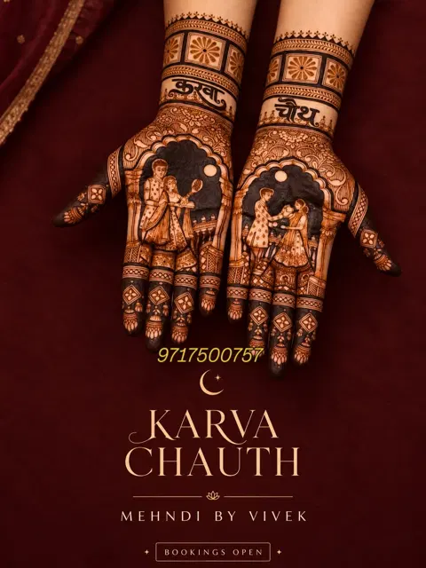 bridal figure front hand mehndi design