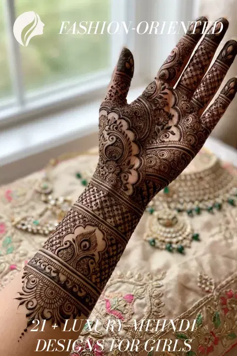 arabic bridal jaal front hand mehndi design